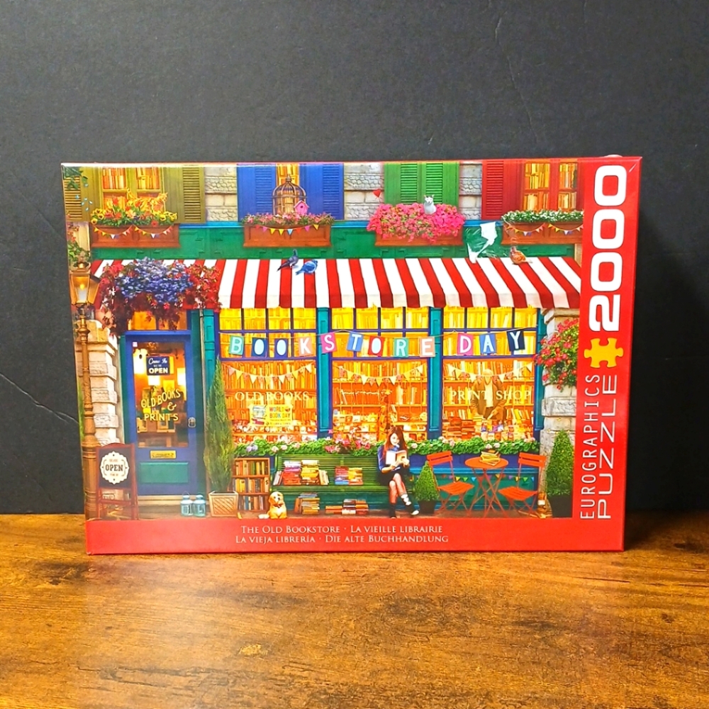 The Old Bookstore 2000 Piece Jigsaw Puzzle Eurographics New